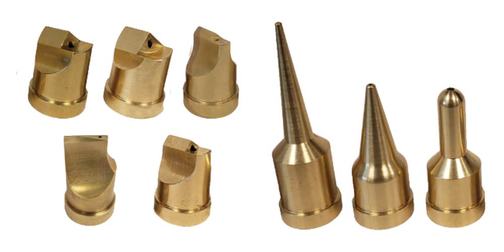 Laser machine for manufacture in industry advanced technology; note shallow depth of field